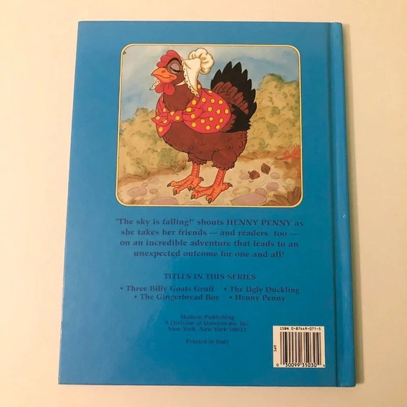 Vintage 1994 Henny Penny Retold  By Jim Lawrence Modern Publishing - Picture 16 of 16